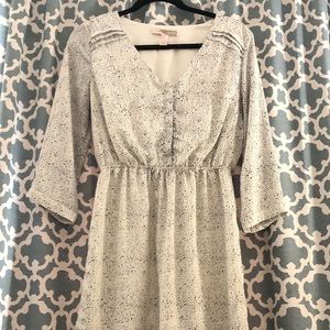 Black and white Medi Dress